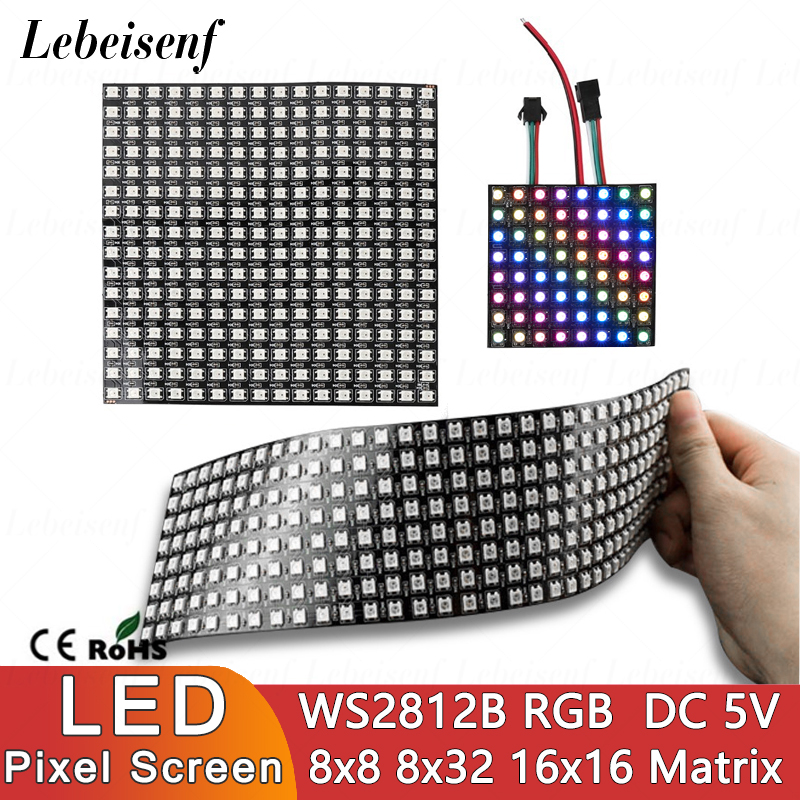Pixel Art Led Panel - Pantalla LED de Píxeles Digitales WS2812B