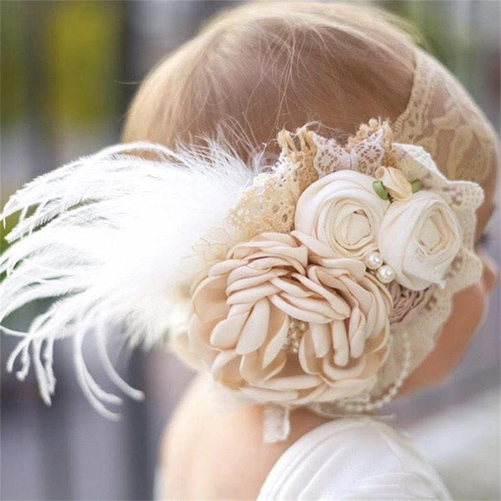 Photography Still Life - Diadema de flores Vintage para niñas,