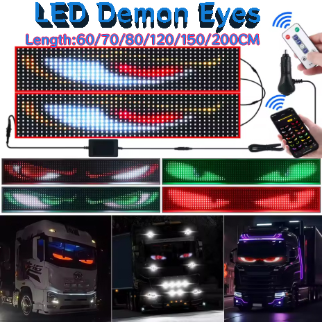 Pixel Art Led Panel - Luz ambiental LED Devil Eyes, panel