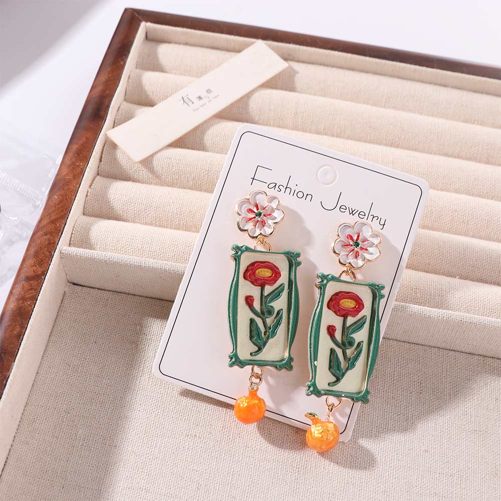 Pendientes colgantes creativos - Photography Geometry reseña y precio