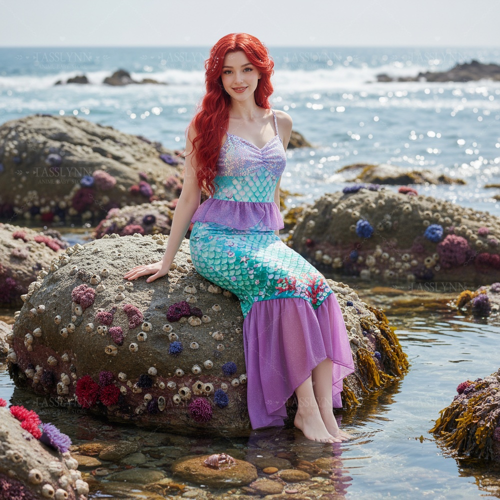 Disfraz de Sirena Ariel, Vesti - Photography Outfits reseña y precio