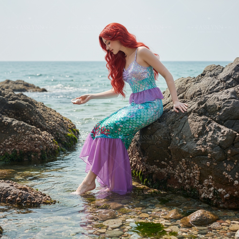 Disfraz de Sirena Ariel, Vesti - Photography Outfits reseña y precio