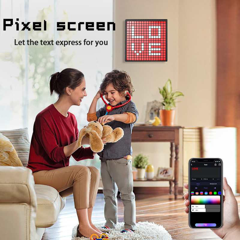 Panel de Pantalla LED RGB de P - Pixel Art Led Panel reseña y precio