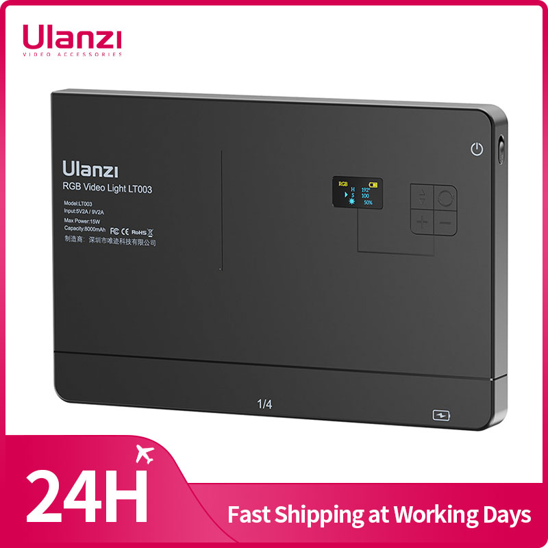 Ulanzi LT003 15W RGB luz de ví - Pixel Art Led Panel reseña y precio
