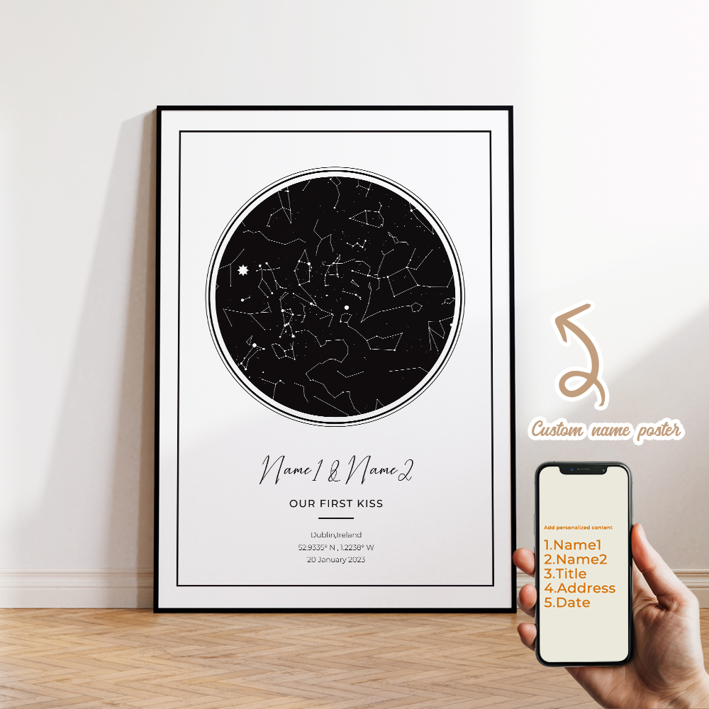 Mapa de estrella de cielo noct - Photography Gallery reseña y precio