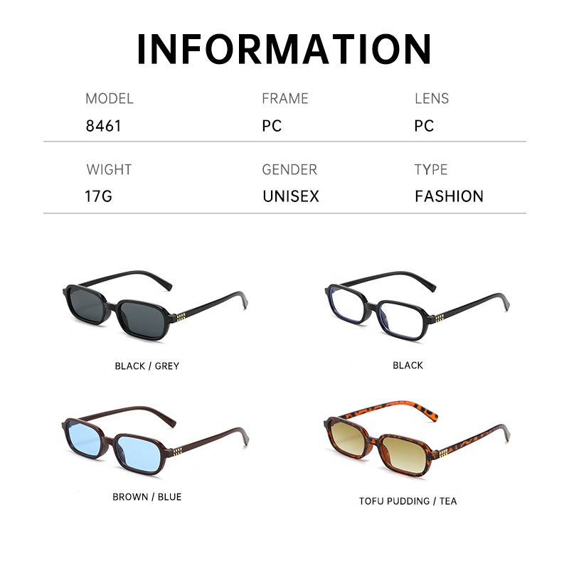 Nuevas gafas de sol cuadradas  - Photography Fashion reseña y precio
